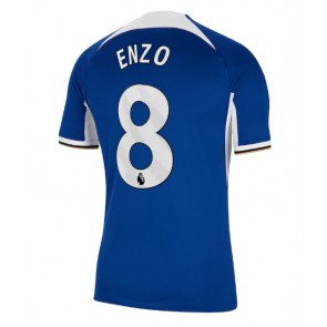 Chelsea Enzo Fernandez #8 Hjemmebanetrøje 2023-24 Kort ærmer